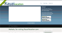 Desktop Screenshot of kauaivacation.com